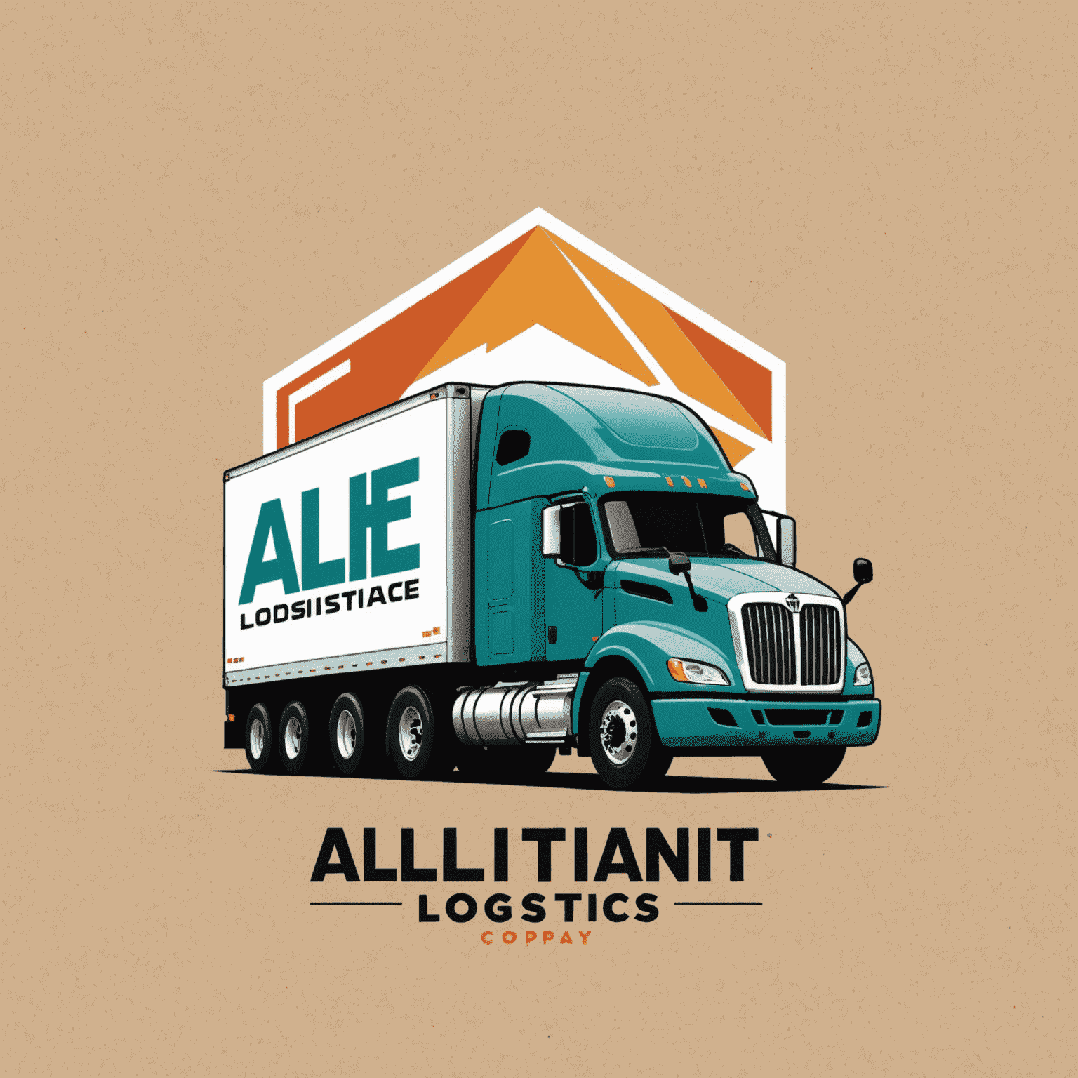 Alliant Logistics Company logo featuring a stylized geometric truck icon and the company name in bold typography