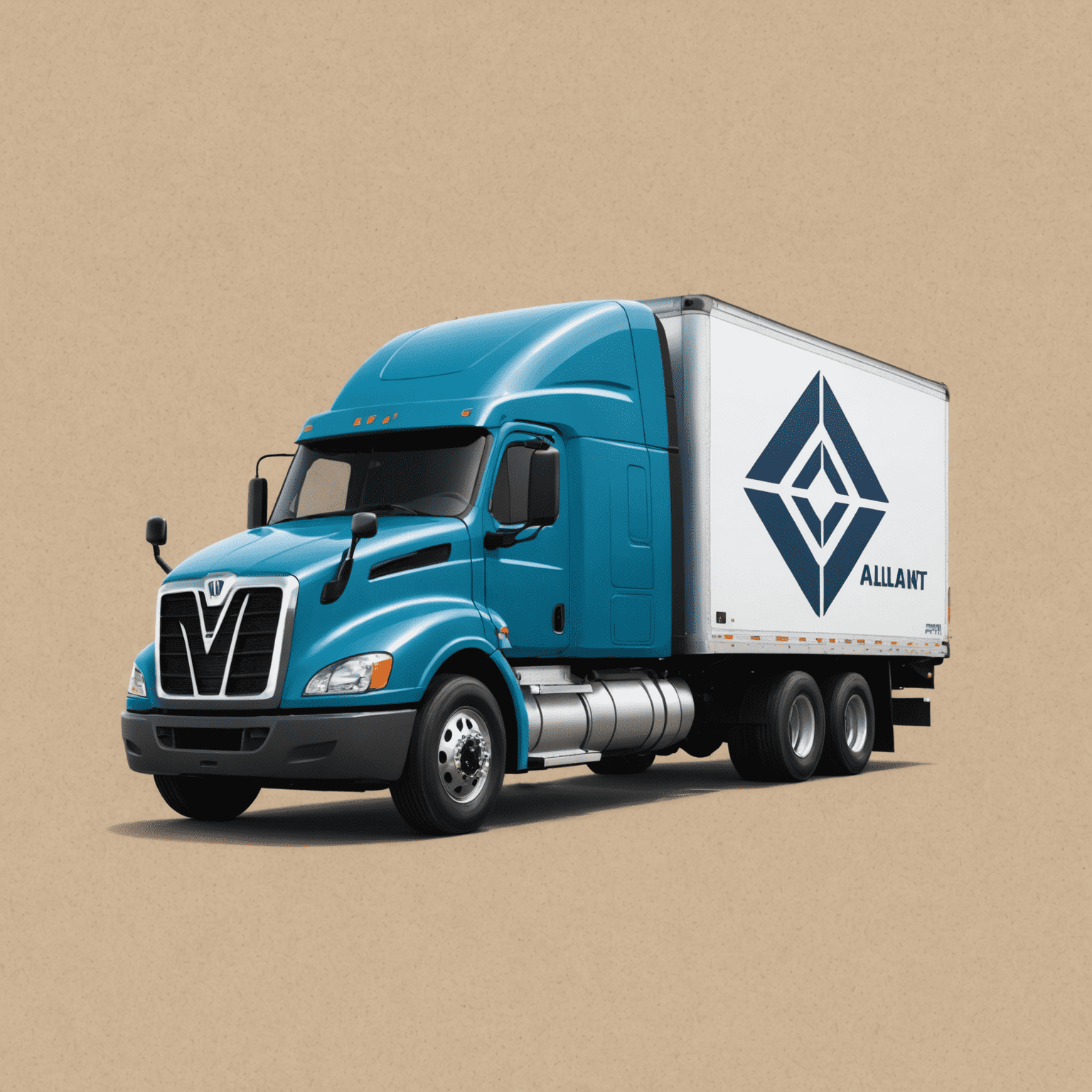 Alliant Logistics Company logo featuring a stylized geometric truck icon and the company name in bold typography