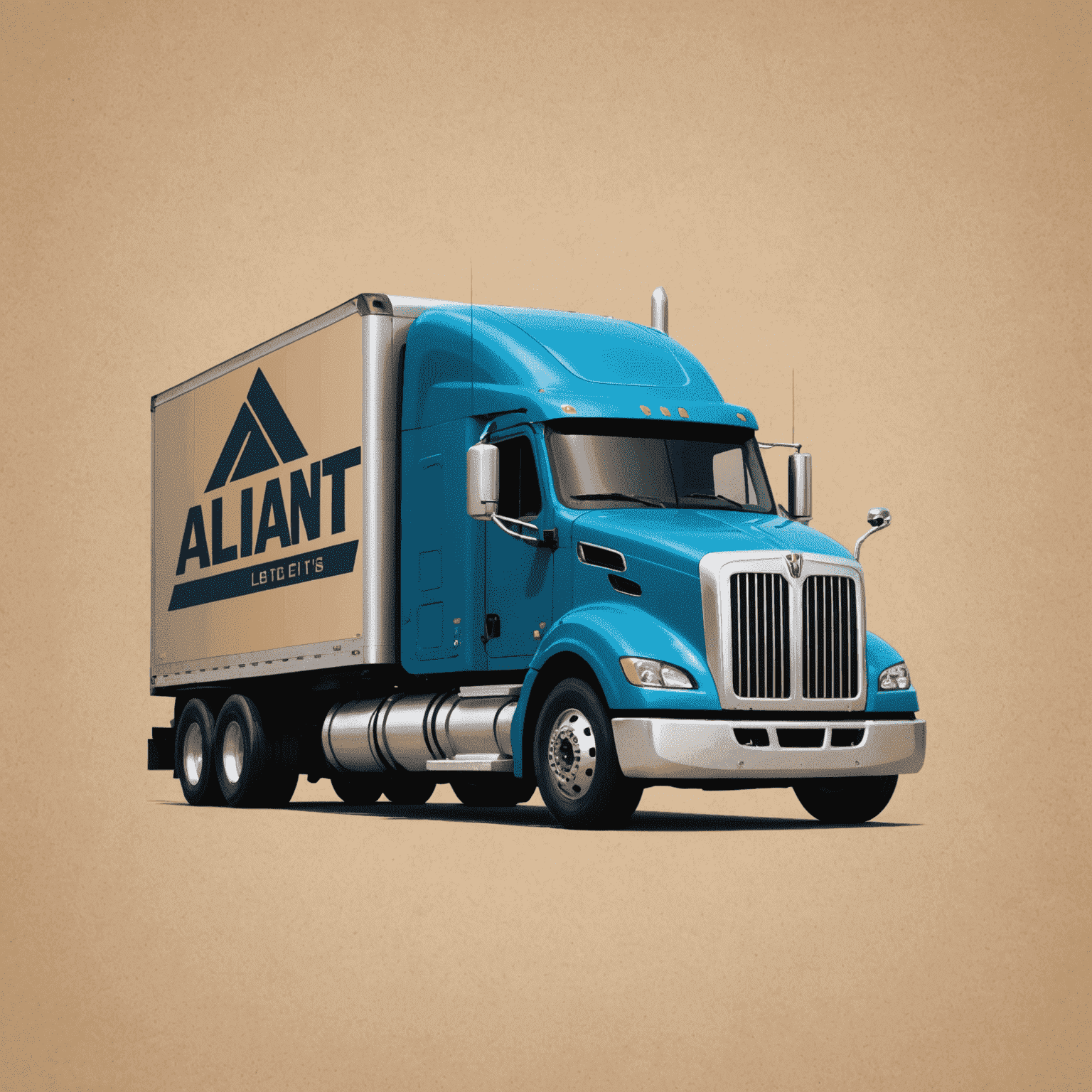 Alliant Logistics Company logo featuring a stylized geometric truck icon and the company name in bold typography